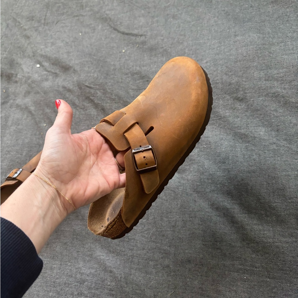 Birkenstock Boston Oiled Leather Clogs